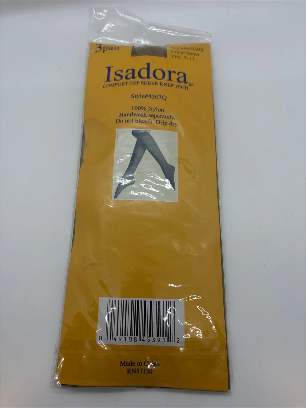 Men's Sheer Knee Highs - Beige (3 Pair)